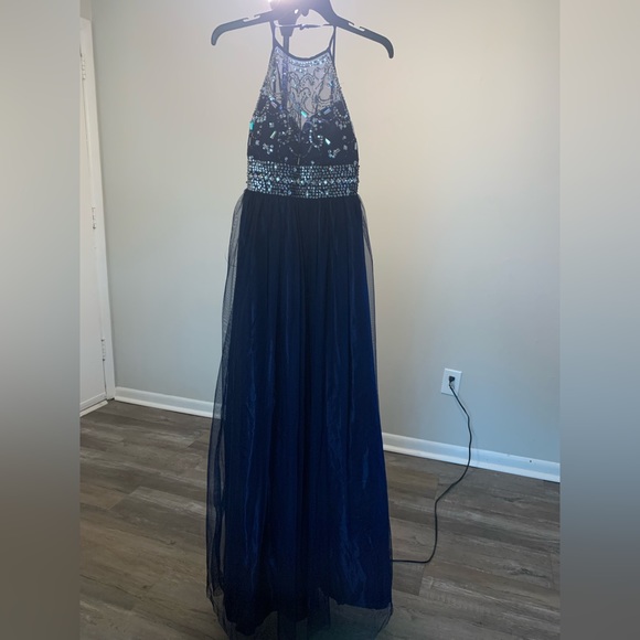 B. Smart | Dresses | Navy Blue Prom Dress | Poshmark